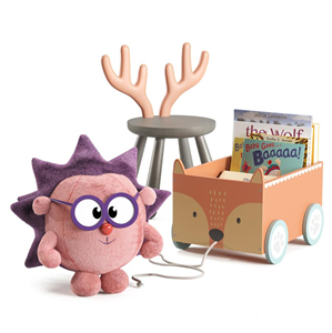Set of toys and decor for a children's room Hedgehog